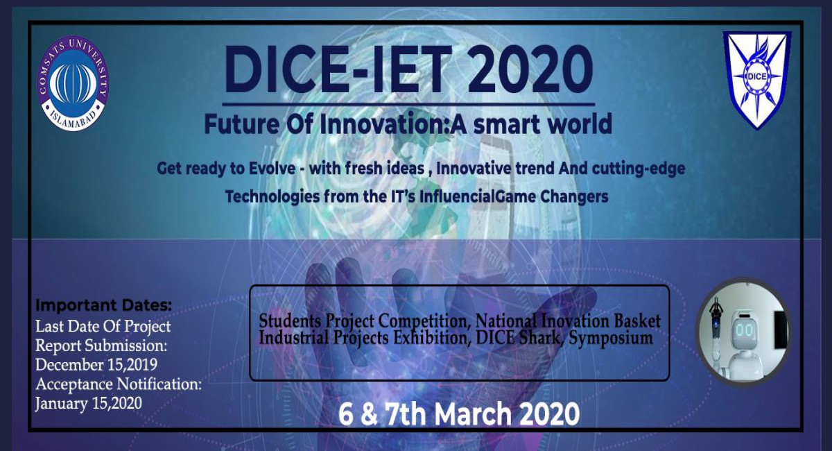 DICE - IET 2020 Submit your projects (Undergraduate students)